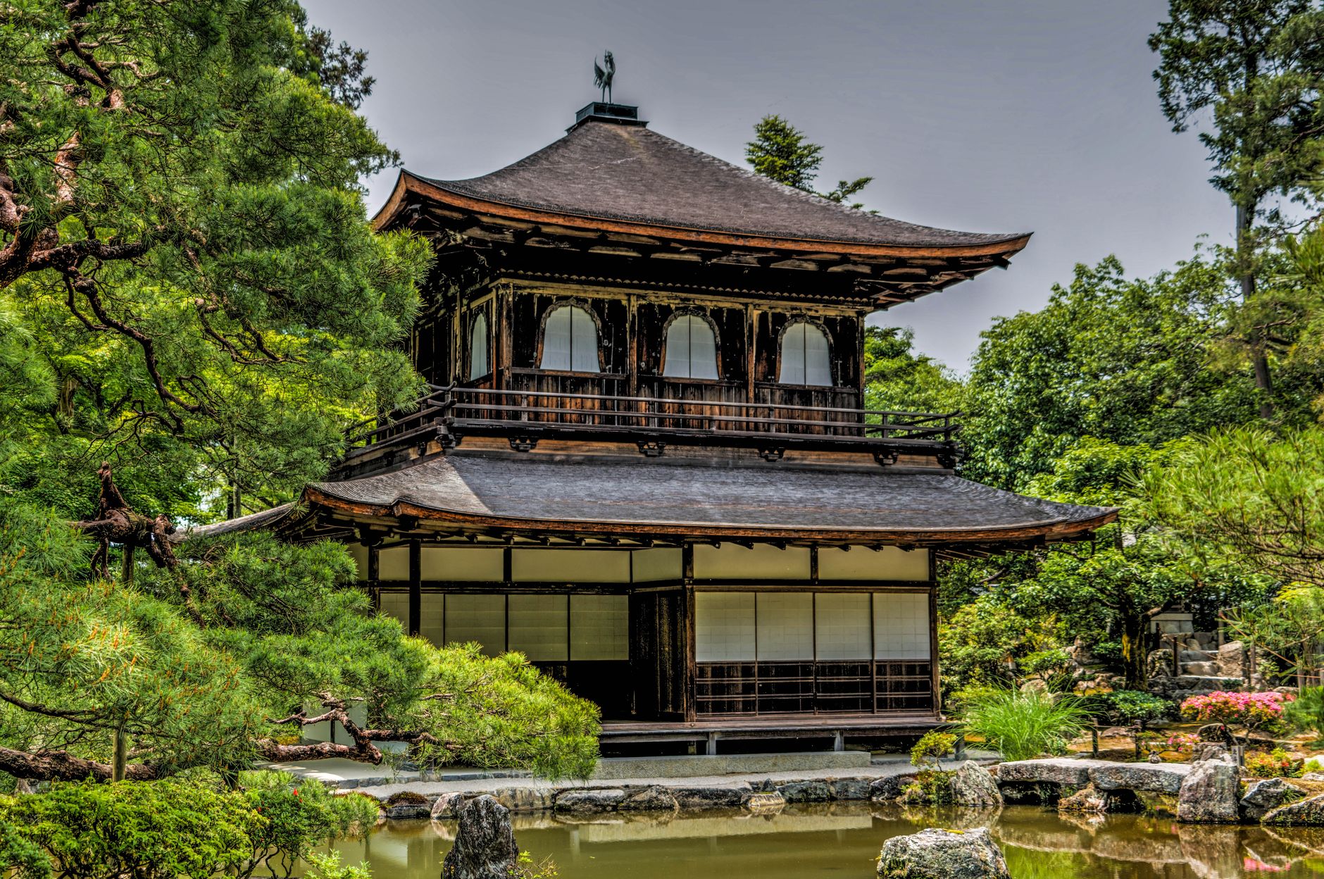 Tea pavilion in Kyoto Japan